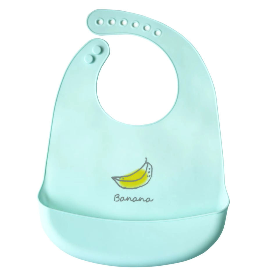 Baby Feeding Apron Waterproof Infant Feeding Saliva Bib with Pocket